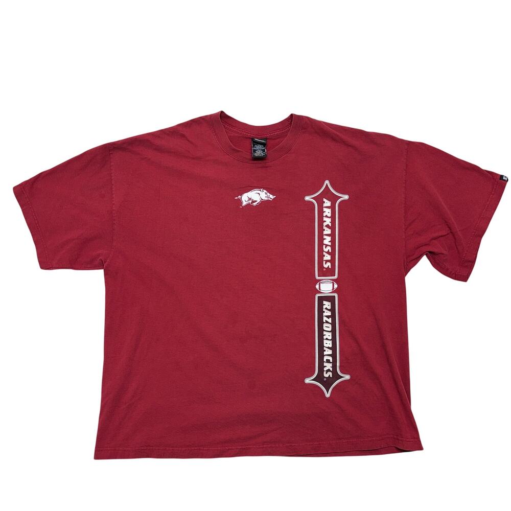 Vintage Starter Arkansas Razorbacks Football Shirt 2XL XXL Oversized 90s